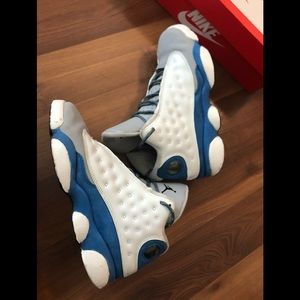 🏀Jordan 13: Italy Blue size 7.5y 25.5cm🏀